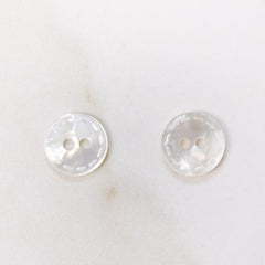 White Mother of Pearl Buttons 11.5 mm (No. NC-51)