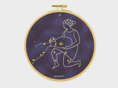 Hoop Art Embroidery Kit - Aquarius
