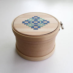 Magewappa Embroidery Hoop Toolbox (Green & Blue)