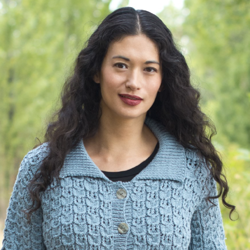 Cable & Lace Cardigan Pattern by Cascade