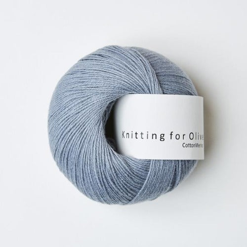 Knitting for Olive Cotton Merino Elephant Blue