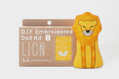 Kiriki - DIY Embroidered Doll Kit - Lion