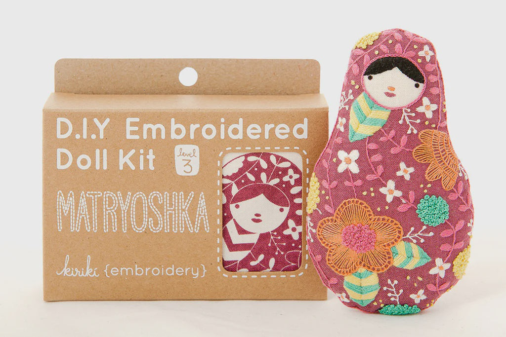 Kiriki - DIY Embroidered Doll Kit - Matryoshka