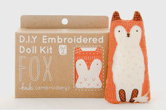 Kiriki - DIY Embroidered Doll Kit - Fox