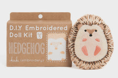 Kiriki - DIY Embroidered Doll Kit - Hedgehog