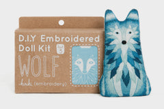 Kiriki - DIY Embroidered Doll Kit - Wolf