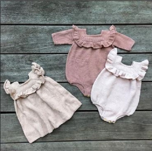 Newborn 2025 ruffle romper