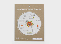 Embroidery Stitch Sampler - Halloween