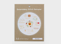 Embroidery Stitch Sampler - Summer