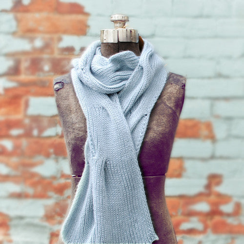 Knit your first Cable Scarf (with materials!)