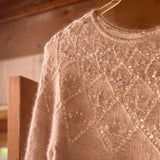 Water Lilies Cardigan & Pullover Kit - Isager Spinni & Silk Mohair