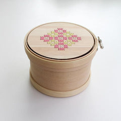 Cohana - Magewappa Embroidery Hoop Toolbox (Yellow & Pink - Two Sizes)